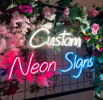 Custom Neon Signs Personalized LED Name Sign Neon Sign Customizable for Wall Decor Custom Light Up Sign for Kids Room, Wedding, Birthday Gift, Party Salon, Business Logo