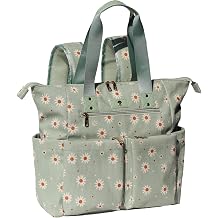 ESVAN Diaper Tote Bag Totepack Backpack 2 in 1 for Women Multifunctional Large Capacity with Insulated Pockets Travel | Multifunctional