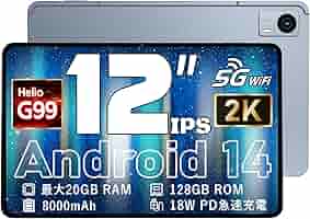 Android14 タブレット 12インチ G99 Hitabt P30A Amazon.co.jp: タブレット 12インチ Android14 G99 Hitabt P30A