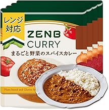 ZENB Zenbu Curry (Conventional) 4 Meals (Retort Curry, Retort, Low Sugar, Sugar Restriction, Sugar Control, Gluten Free, Lipid Off, Plant Base, Dietary Fiber, Polyphenol, Range, Cookable)