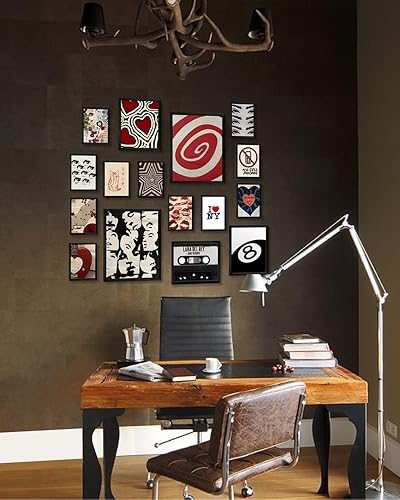 Miniatura 4 de ASTRDECOR Downtown Girl - Juego de 16 pósteres Y2K para decoración de dormitorio, impresiones artísticas de pared de chicas del centro, imágenes