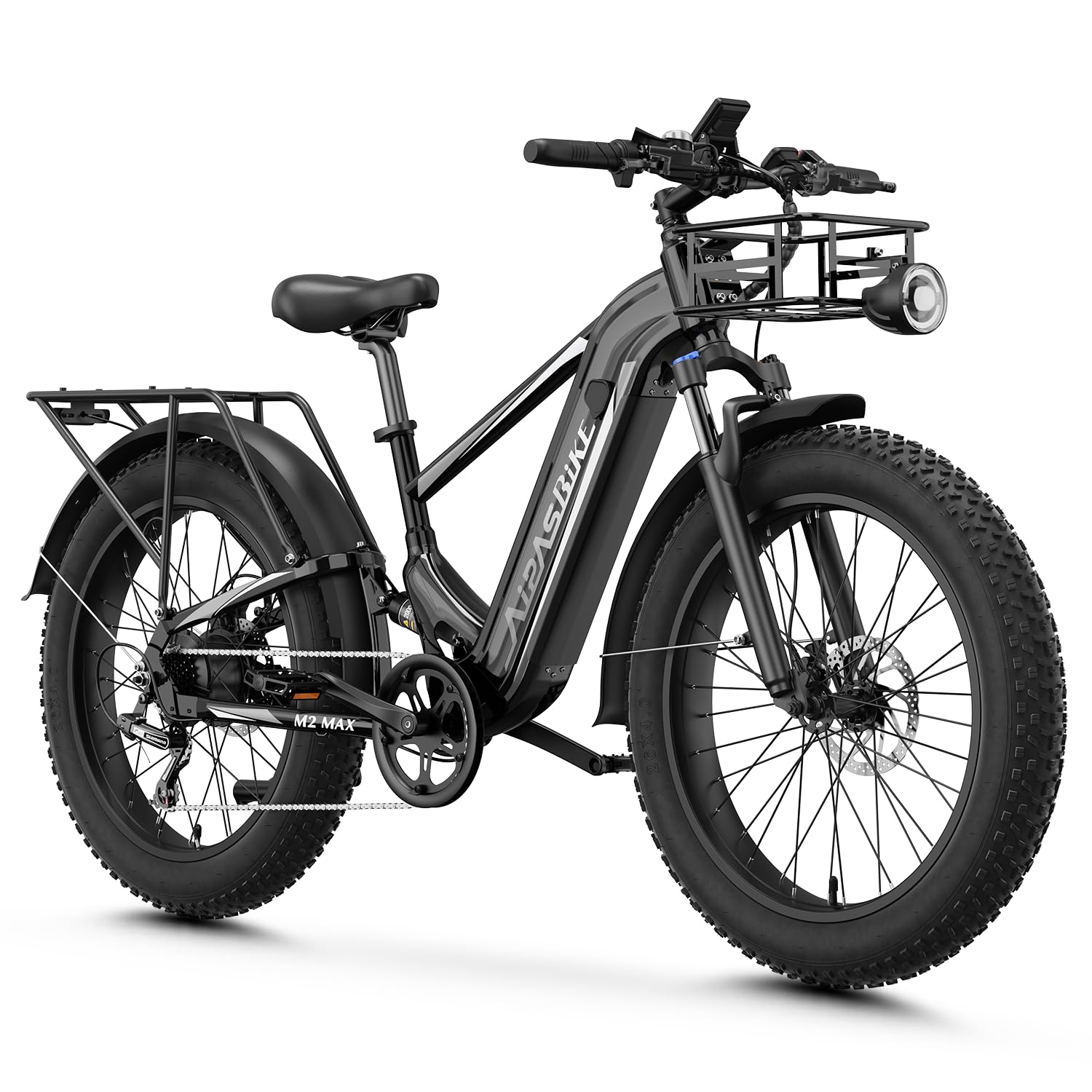 Aipas M1 Max/M2 Max Electric Bike for Adults, 26"x 4" Fat Tire Ebike