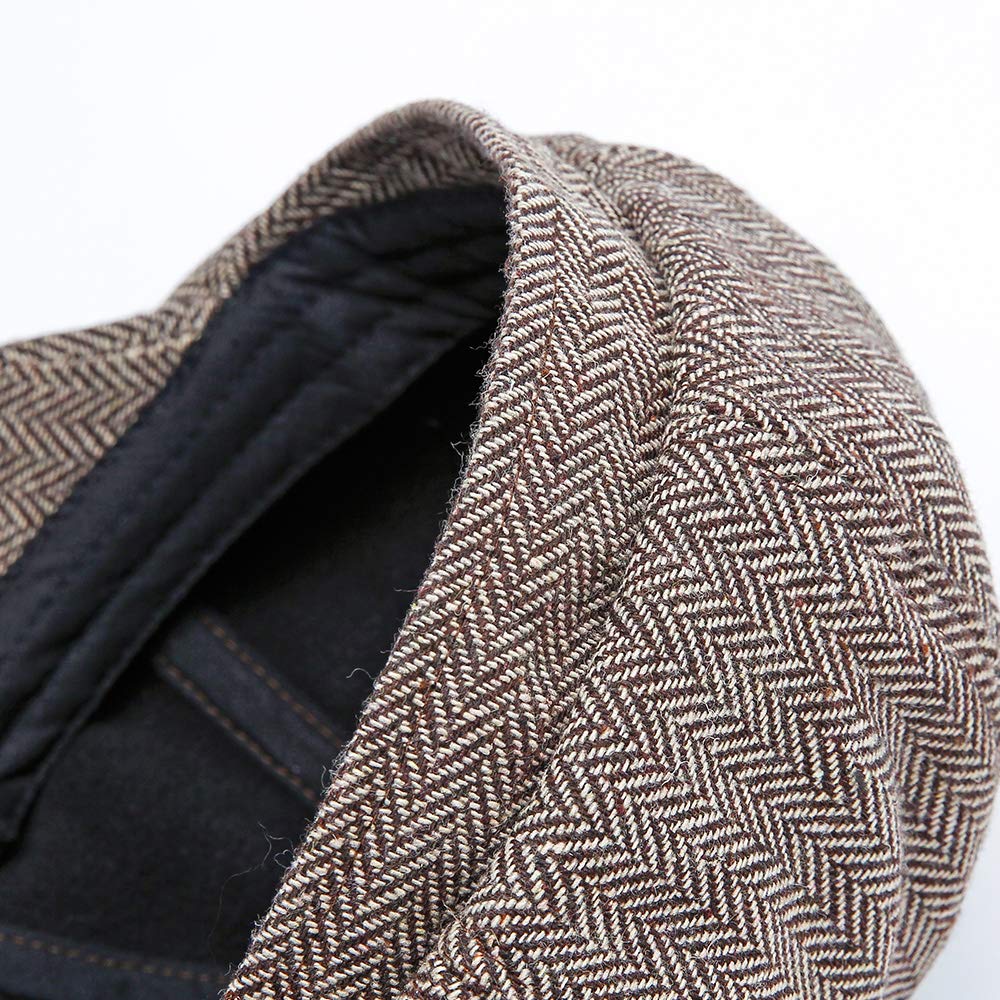 Czapka z daszkiem Gatsby 8-częściowa beret Newsboy Flat Cap
