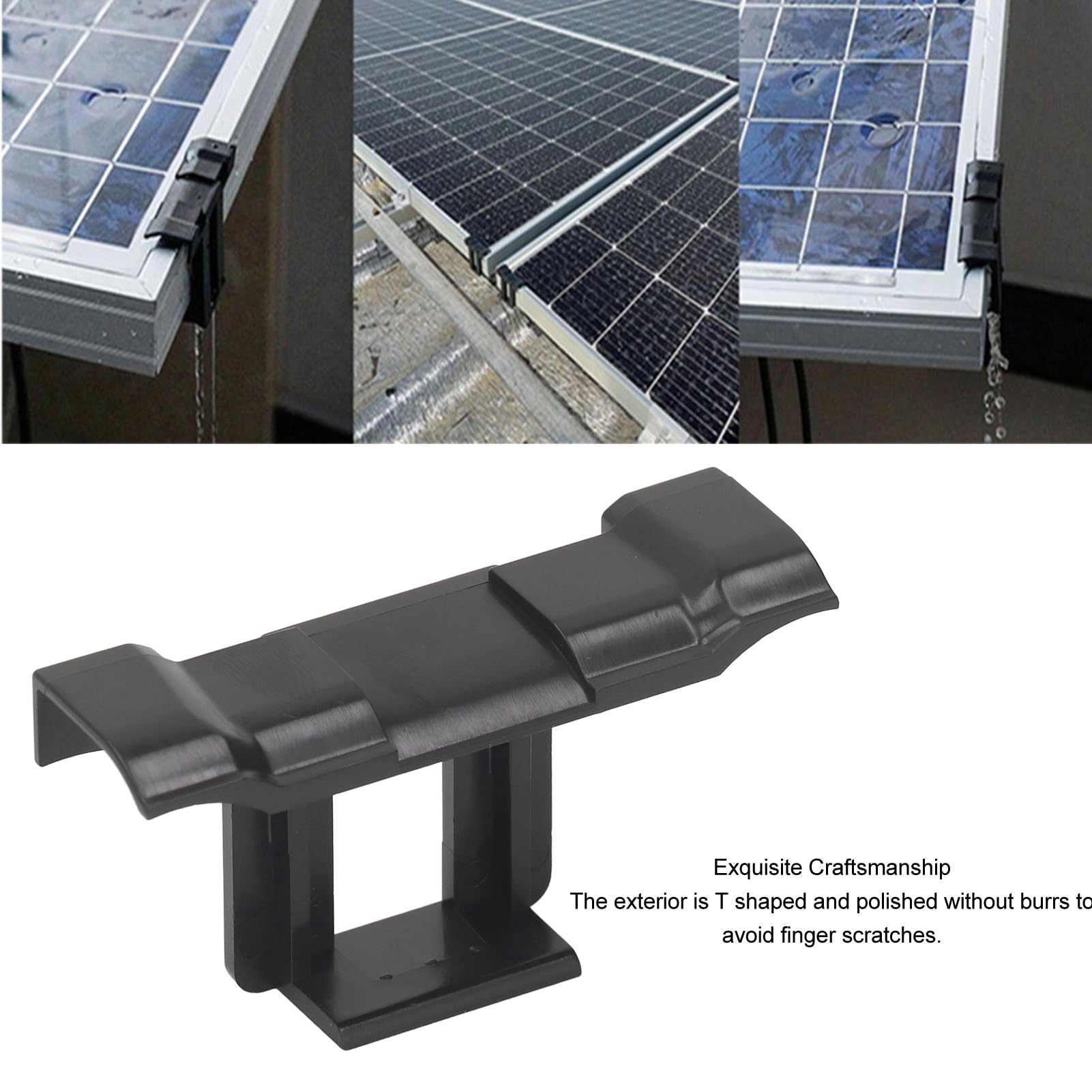 Clip Scarico Acqua Per Pannelli Solari - 24 Pezzi ABS 30mm Per Moduli Fotovoltaici