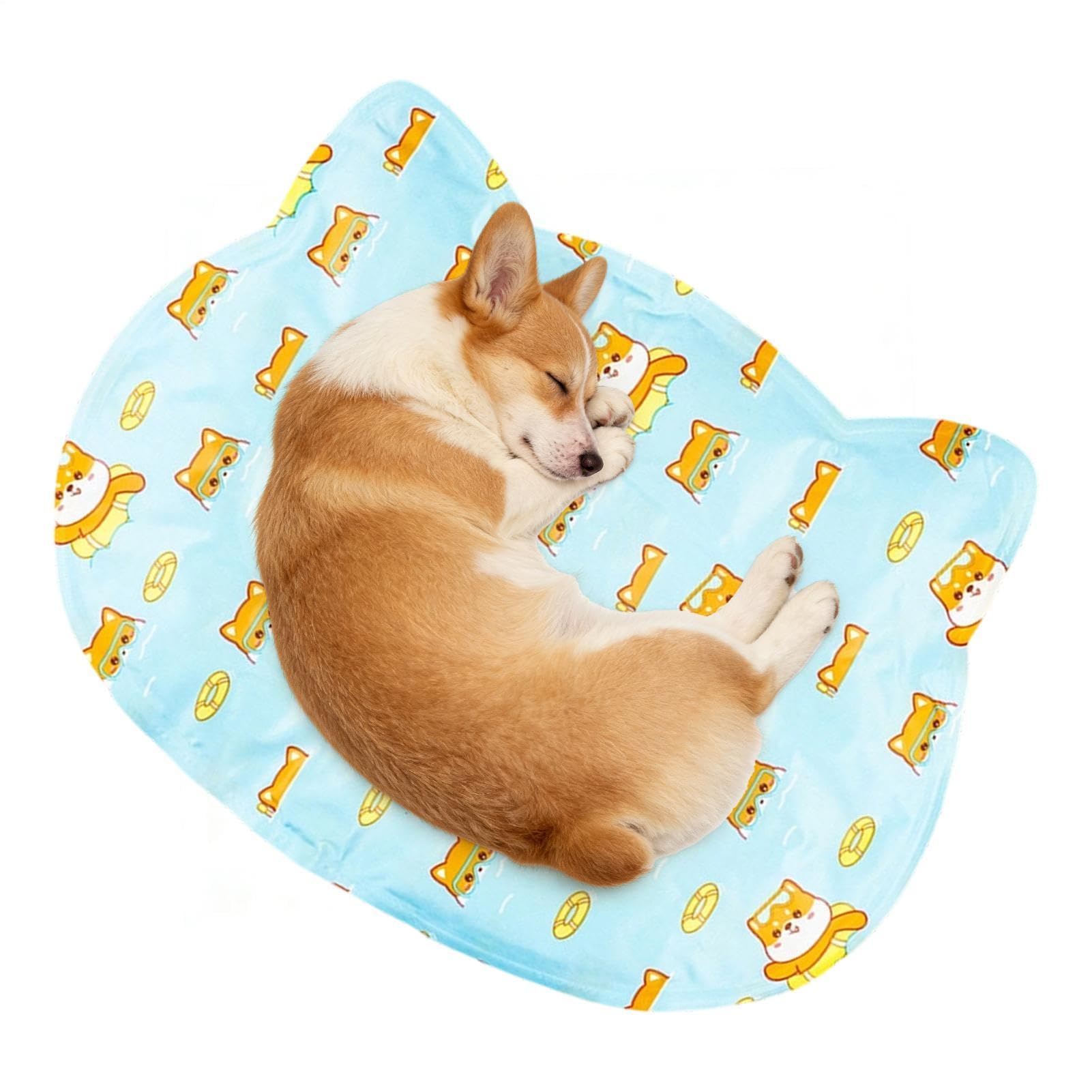 Tapis rafraîchissant pour chat en PVC doux de 45x34 cm pour l'été