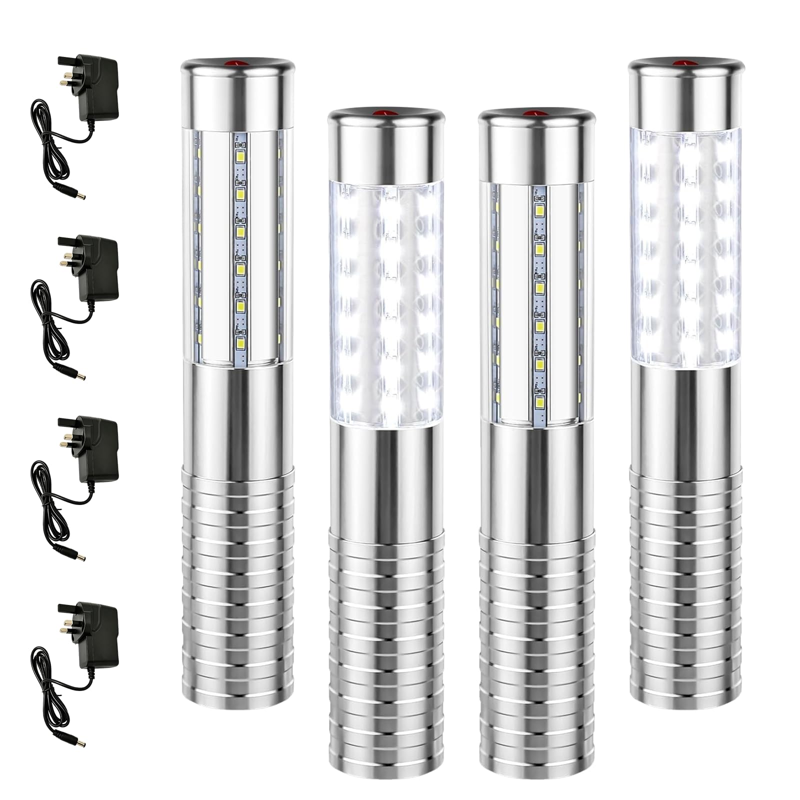 4Pcs Bottle Service Lights LED Strobe Baton Bottle Girl Lights Rechargeable