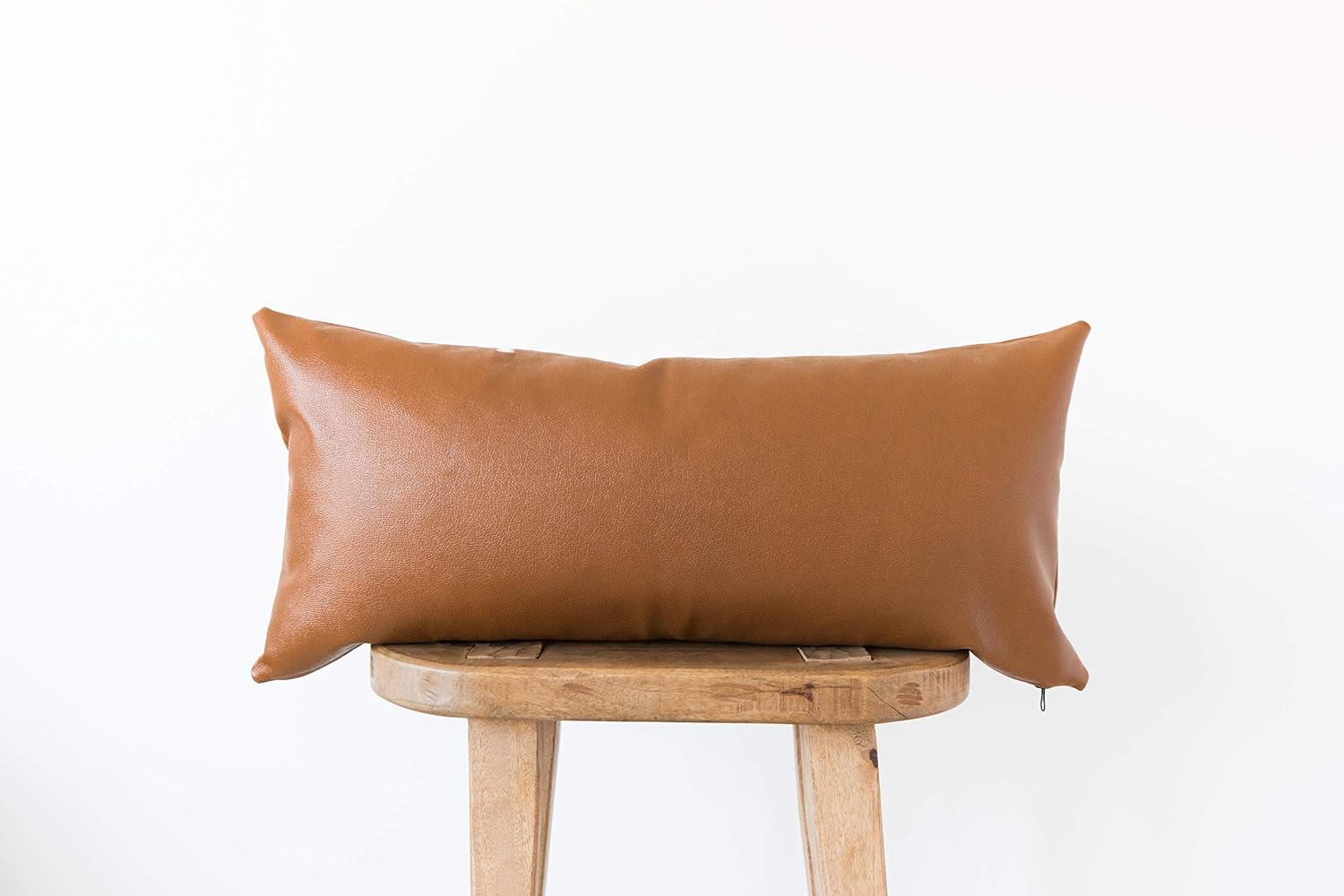 Woven Nook - Modern & Luxurious 12" x 26" Decorative Lumbar Throw Pillow Cover - Durable Quality & Machine Washable - Milo Design - Brown - 1 Pack