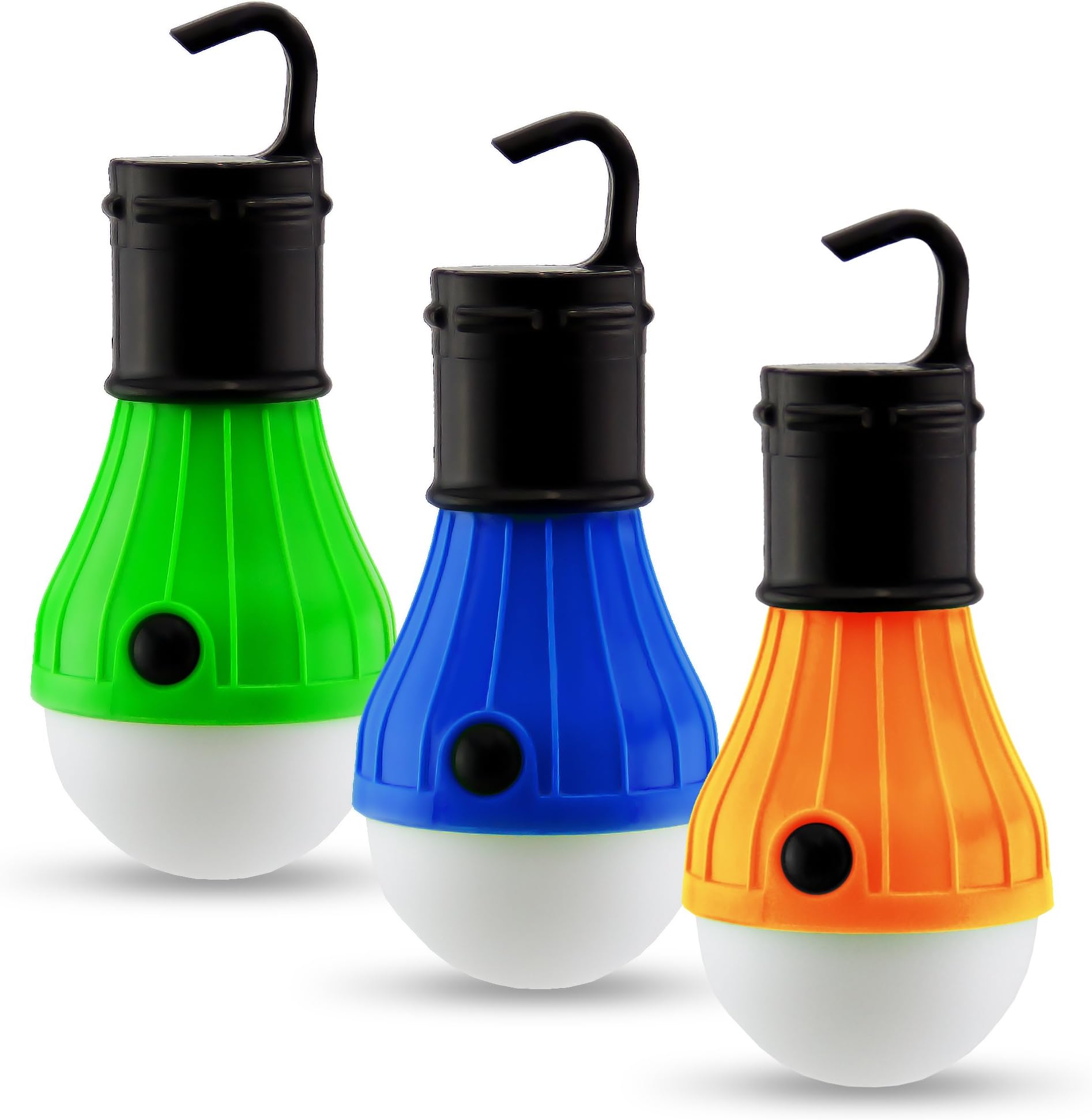 Astorn 3 PC Camping Lights | Portable LED Light Bulb Fixtures for Camping & Backpacking | Battery Powered Outdoor Hanging Lights | Dimmable LED Light Bulb Camping Lantern Lights