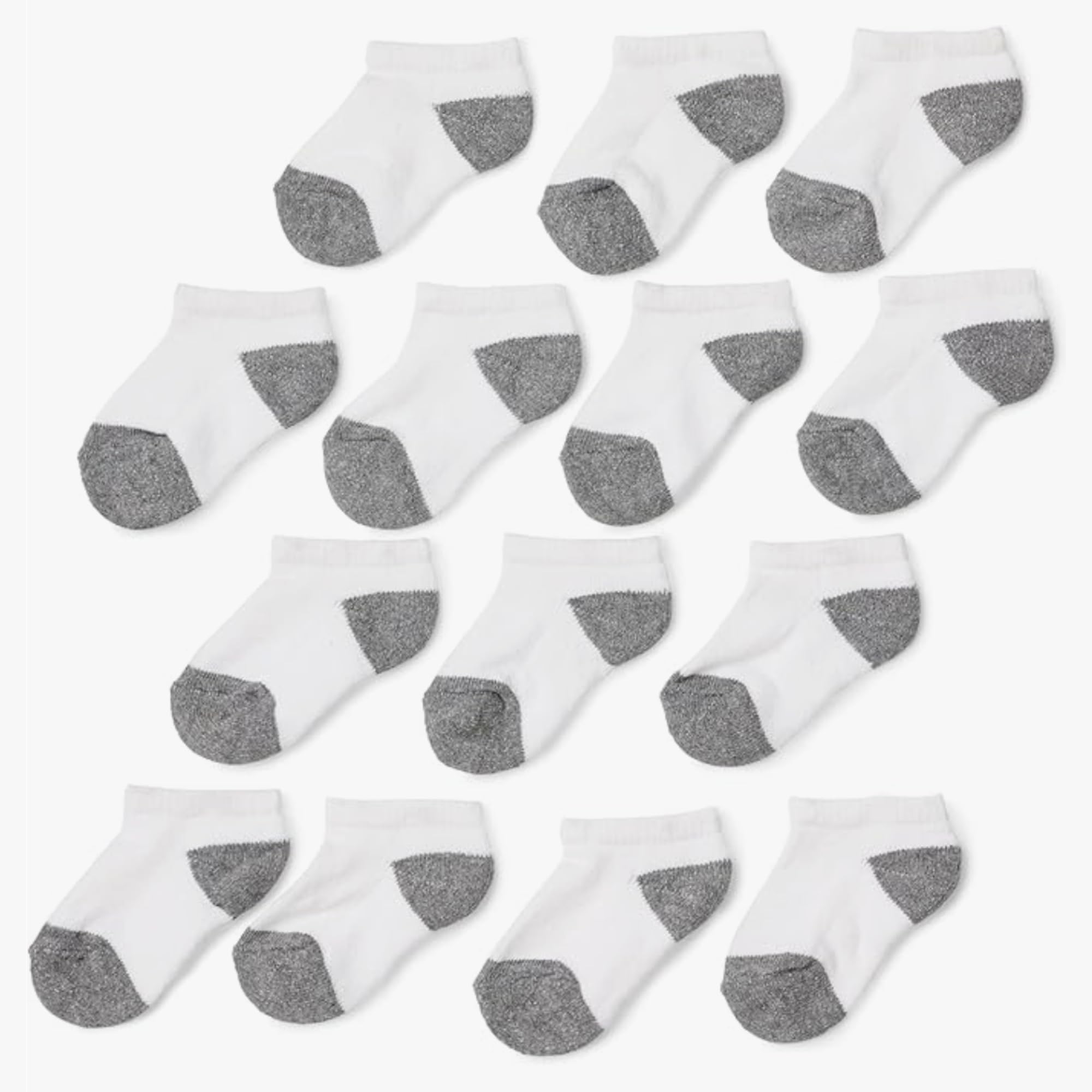 Amazon Essentials Mixte enfant Chaussettes Basses Matelassées en Coton