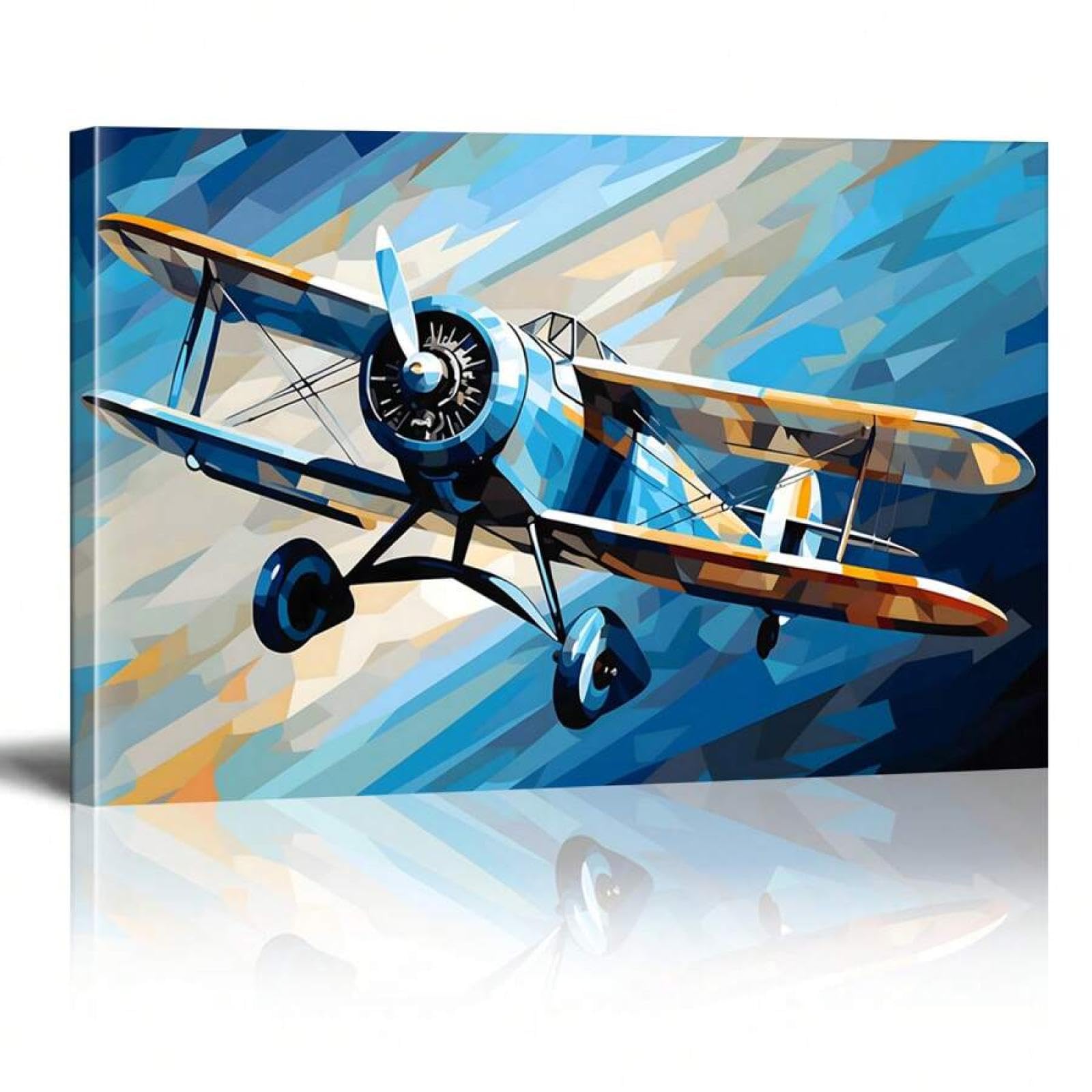 Affiche murale d'aviation antique sans cadre pour deco vintage - 8