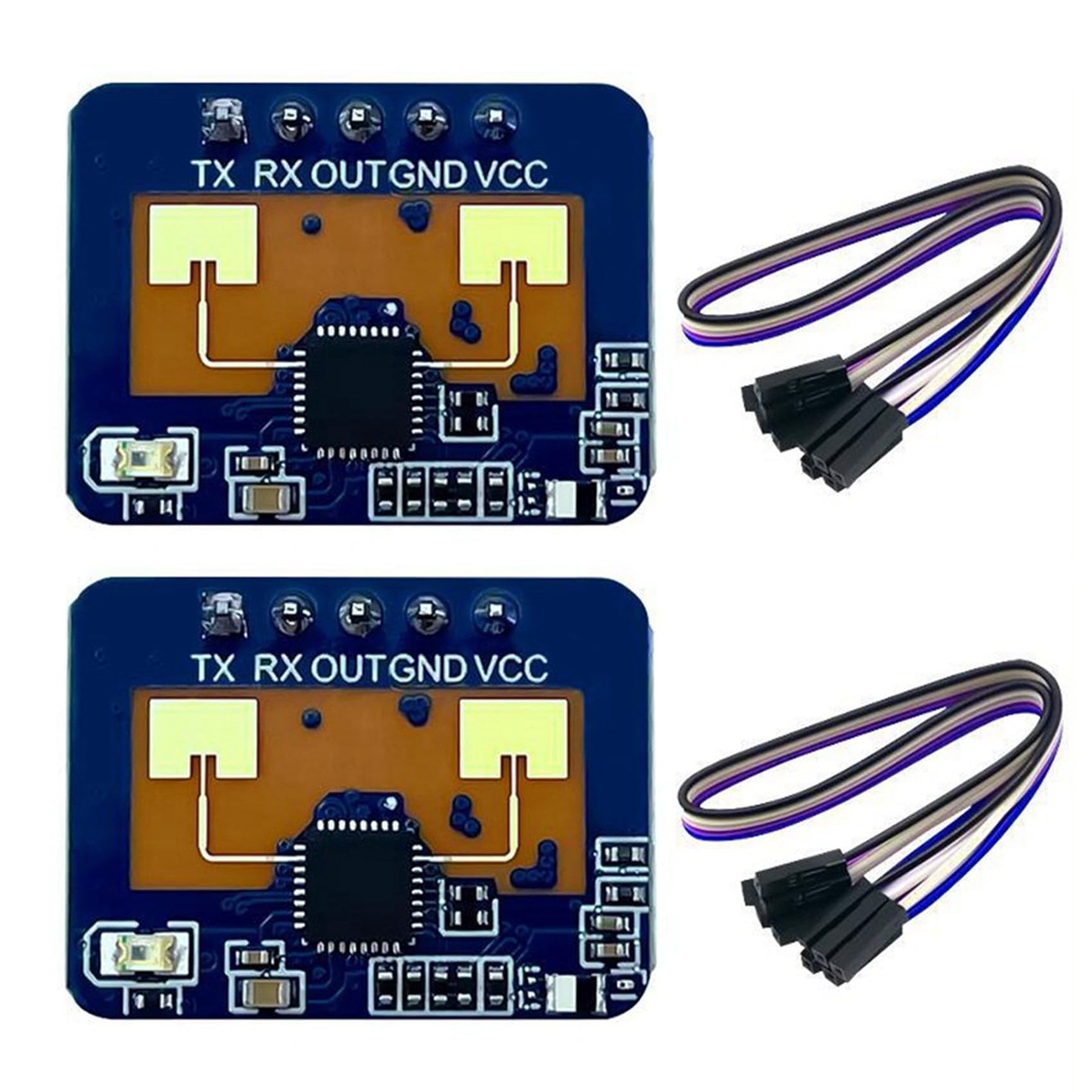 Hfgdnchva 2X Hlk-Ld2410c 24G Human Presence Sensor Support Bt Function App Radar Sensing Module Fmcw Millimeter Wave Motion