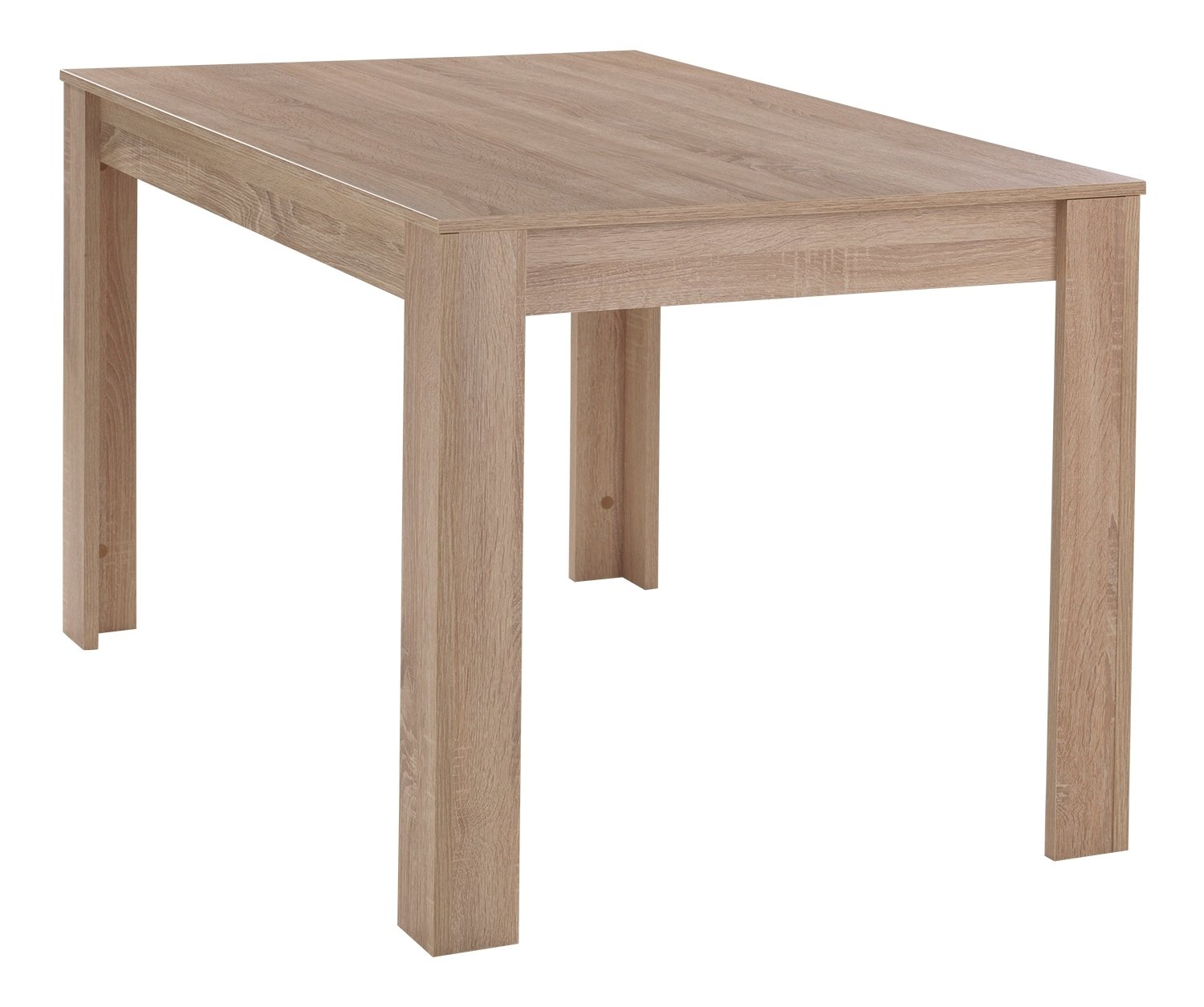 Esstisch Küchentisch Ausziehtisch | 80 x 80 cm | Dekor | Braun | Eiche