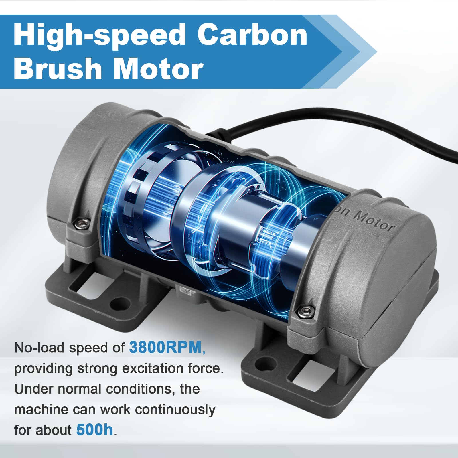 MXBAOHENG DC 24V Adjustable Electric Vibration Motor 3800RPM Mini Sieve Vibration Motor for Massage Bed Vibration Alert Chair Medical Instruments - Image 4