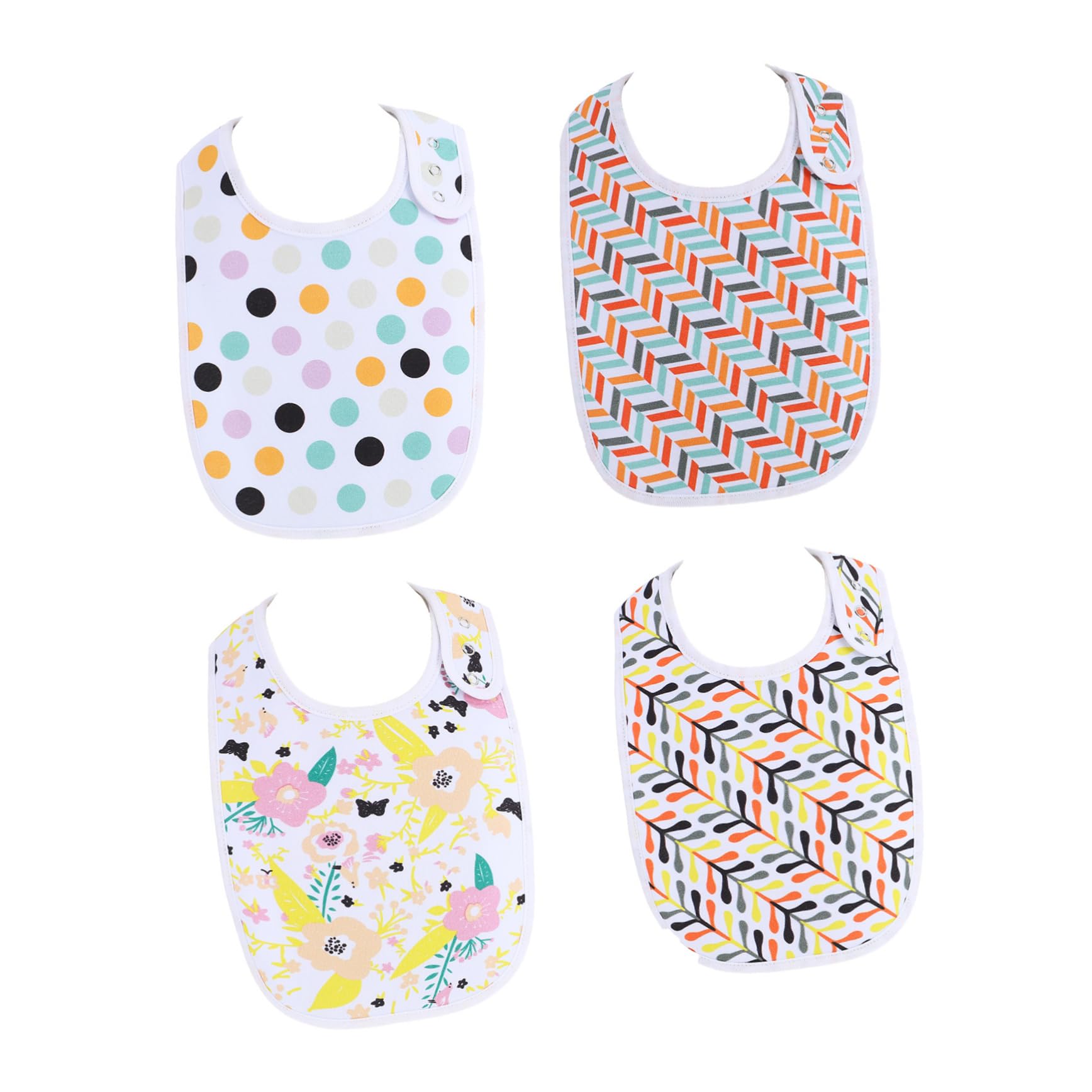 ibasenice 8piezas Baberos De Algodón Para Bebés Ajustables y Absorbentes Pack De Toallas Multifuncionales Para Alimentación y Cuidado Del Niño Niña Suaves y Cómodos Para Recién