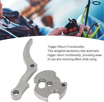 Aluminum Alloy Slingshot Release Device Fittings, DIY Auto Rebound Trigger