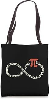 Funny Pi Day Infinity Symbol Math Geek Infinite Sign Tote Bag