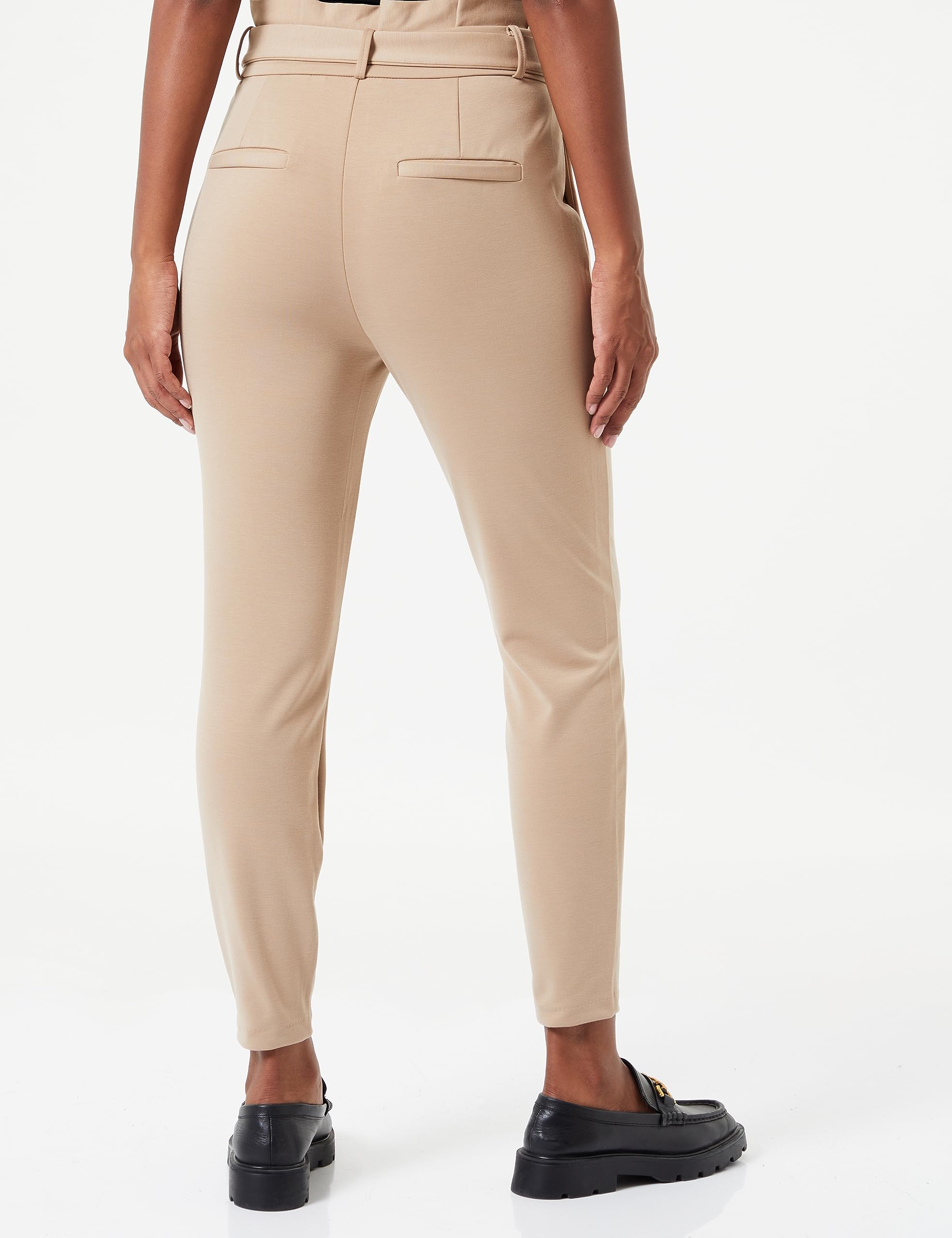 VERO MODA Eva Mid Rise Tie Waist Paperbag Trousers