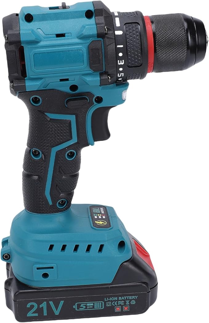 Taladro Inalámbrico Jectse Brushless 55Nm con Batería 1300mAh miniatura 4