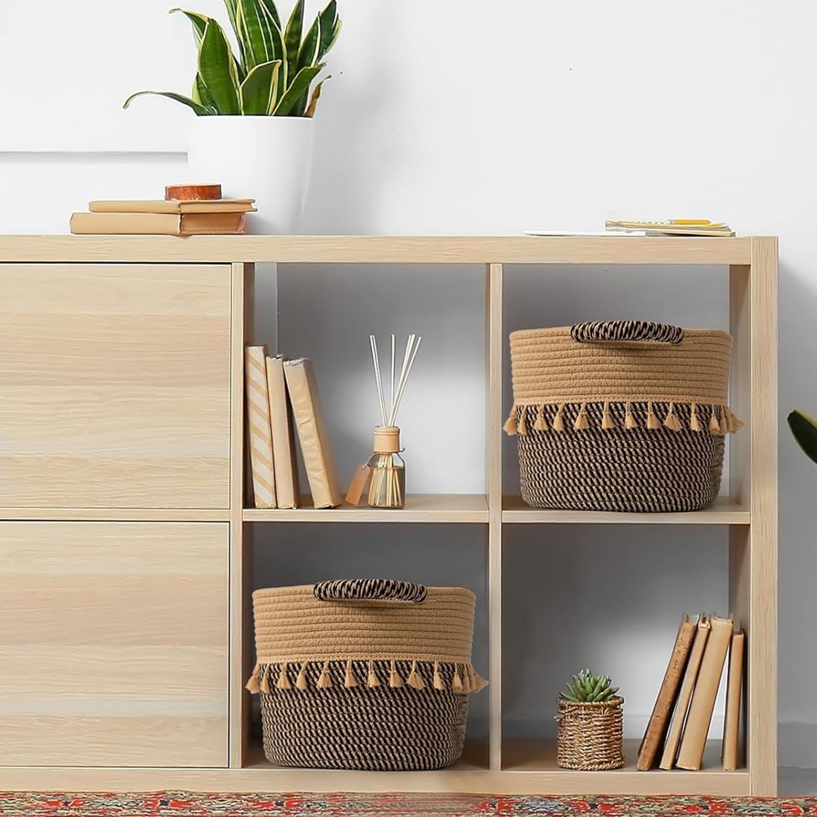 Cesta Para Almacenamiento Multifuncional Y Decorativo