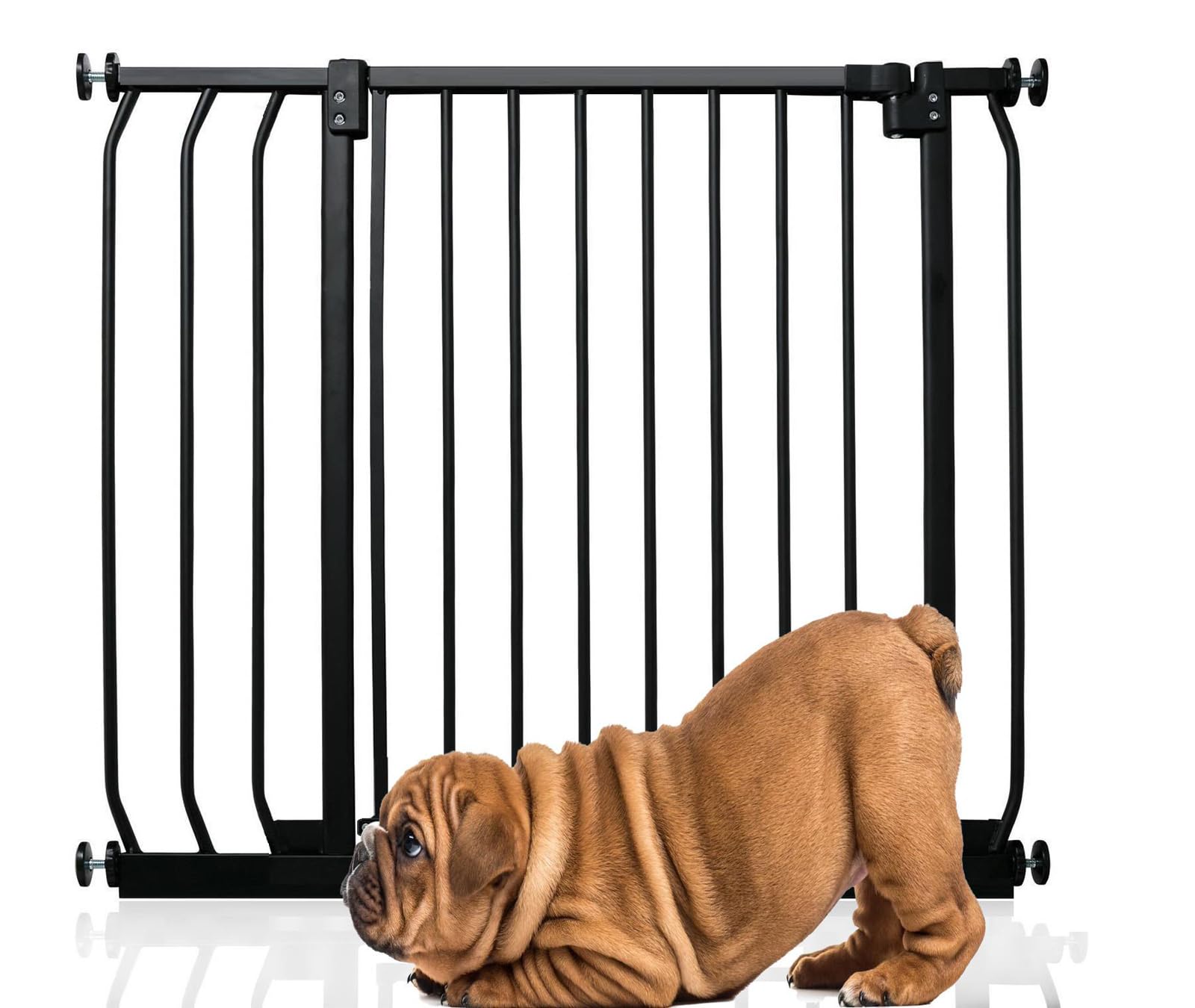 Bettacare Elite Pressure Fit Dog Gate - 80cm-89cm - Black - Metal