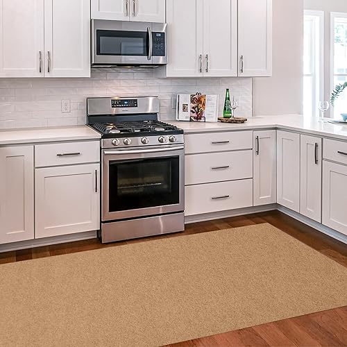 Miniatura 5 de Aminana Alfombra de pasillo de 2 x 6 pies para interiores y exteriores alfombras de área con respaldo de goma antideslizante para pasillo cocina