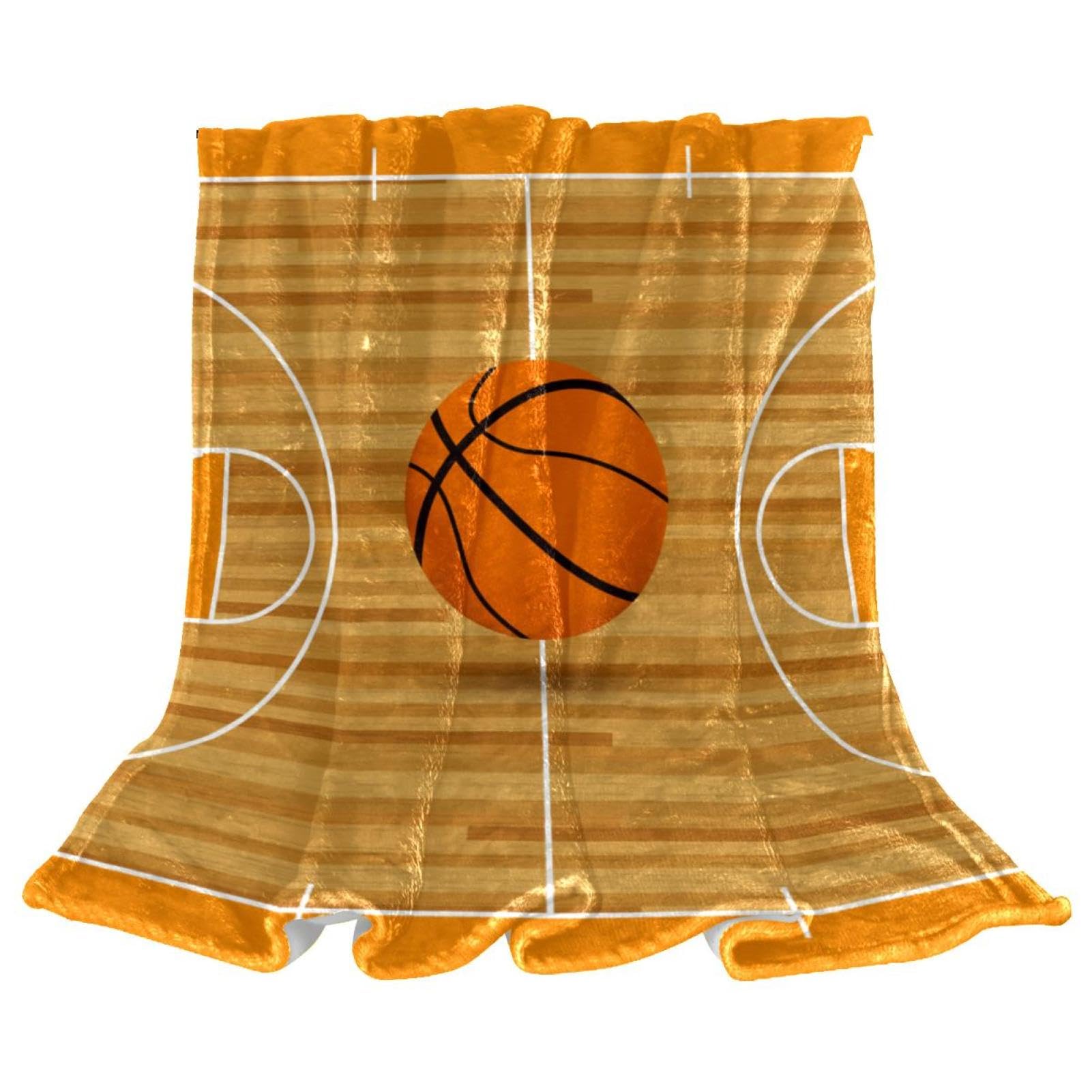 Couverture polaire basket anti-froid plaid doux pour réchauffer vos nuits sur lit