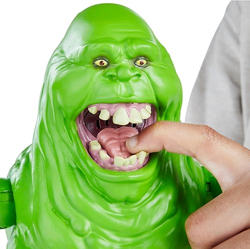 Miniatura 3 de Ghostbusters Juguete animatrónico Squash & Squeeze Slimer, más de 40 efectos de sonido, fantasma verde interactivo de 7 pulgadas, juguetes para