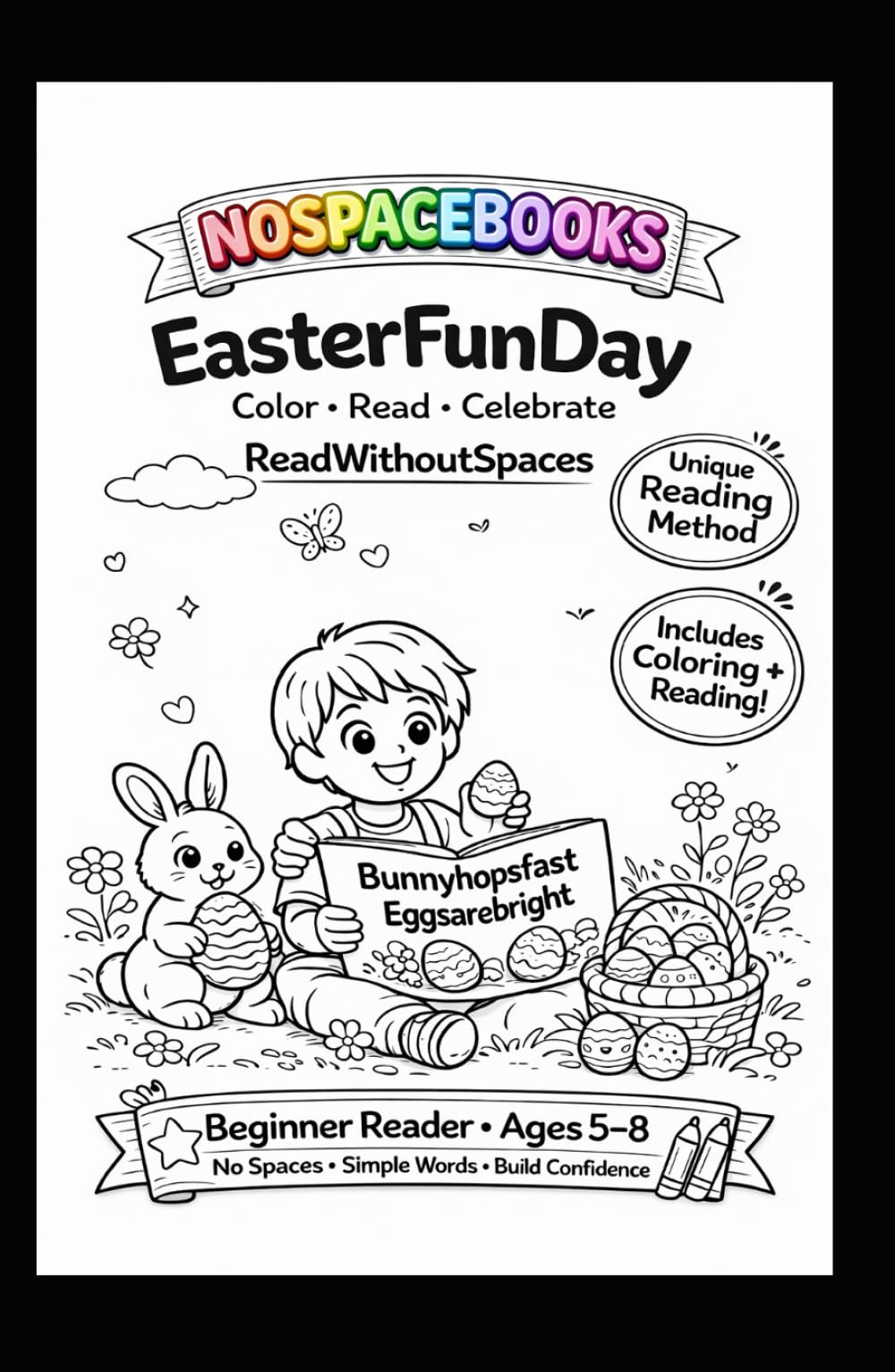 I Can Read This!: Easter Edition : 5 Sweet Spring Stories for Beginner Readers Ages 5–8 and coloring Activities