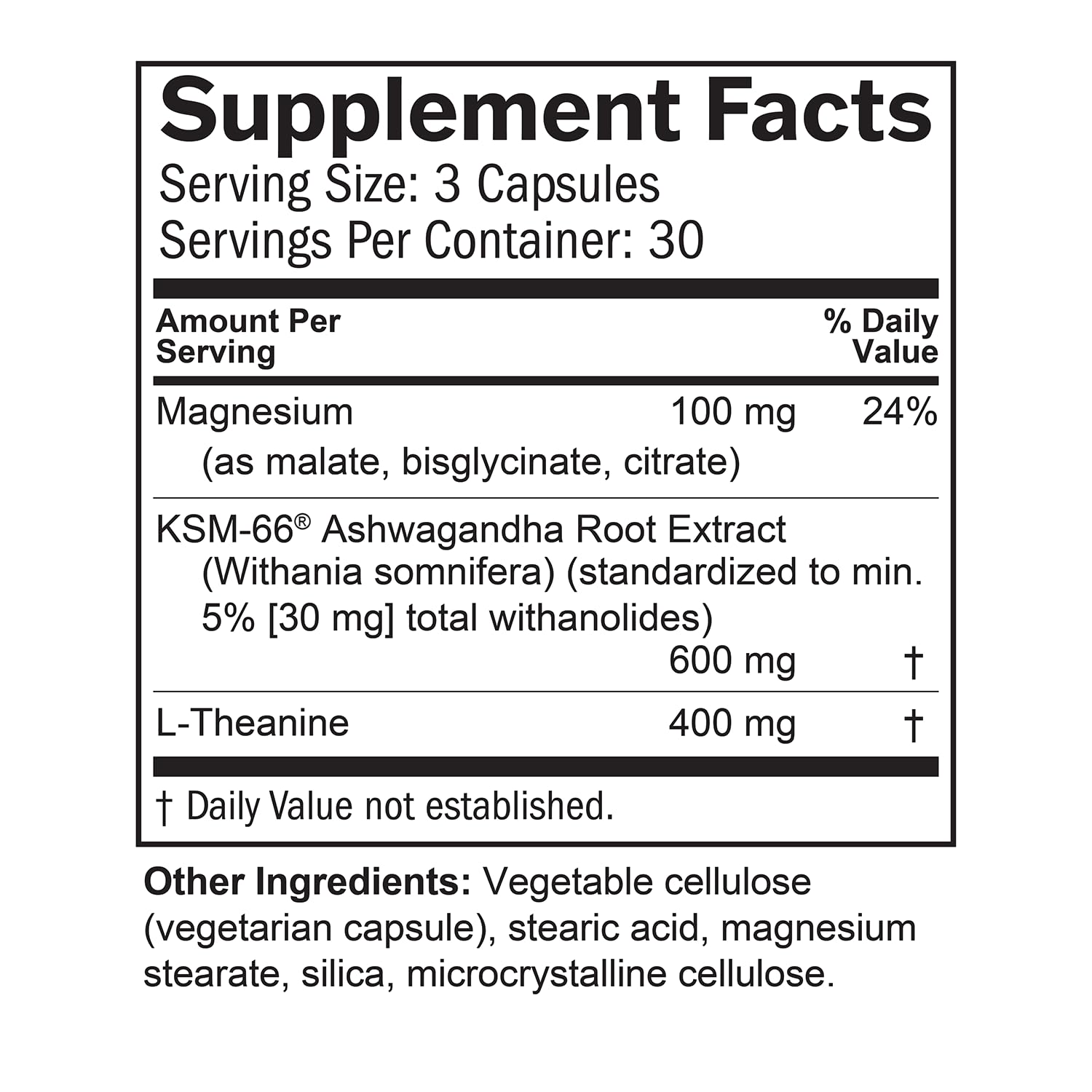 BrainMD Calm My Brain, Magnesium Ashwagandha, 90 Vegan Capsules — Amazon image 5