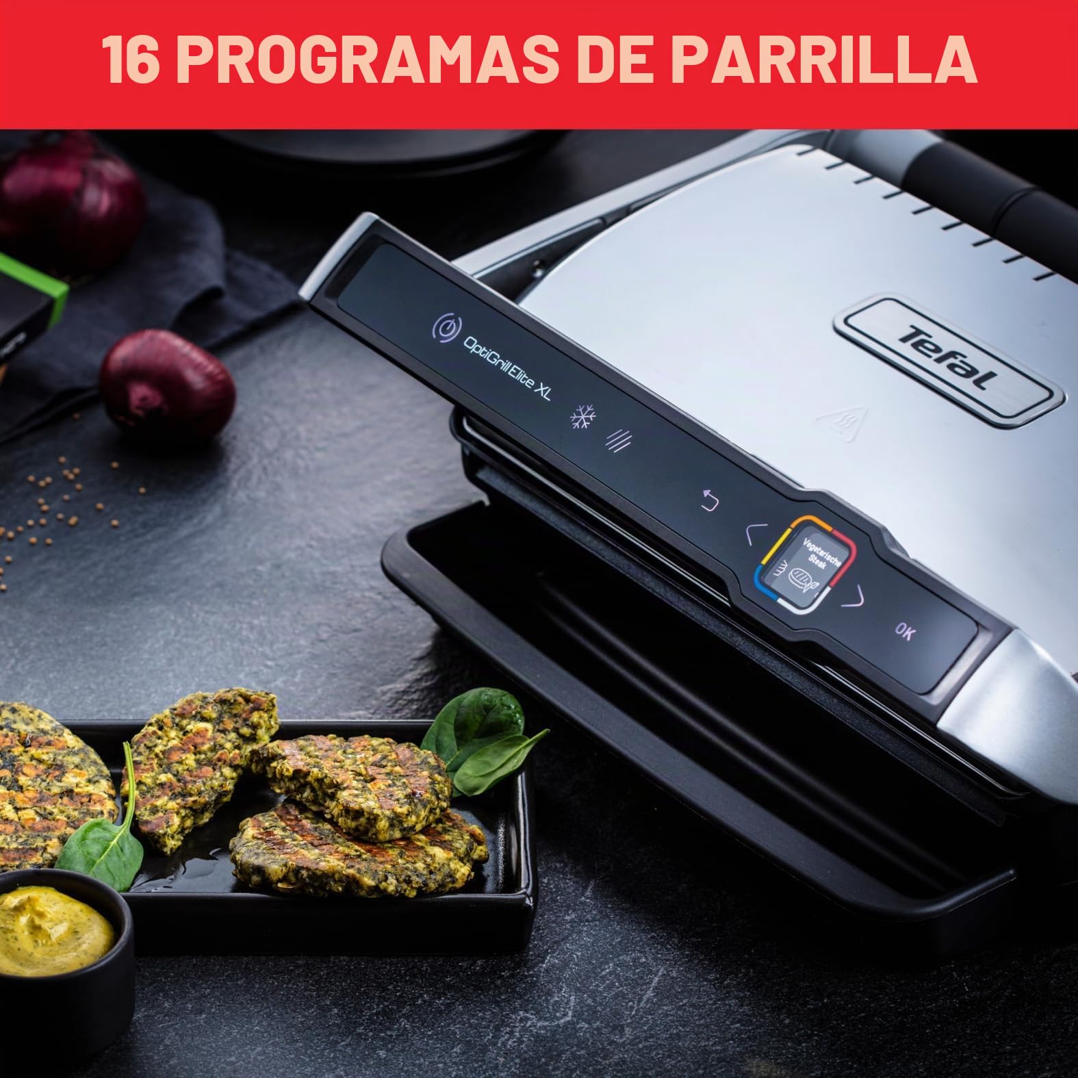 TEFAL OptiGrill Elite XL GC760D12 - Grill - elektrisch