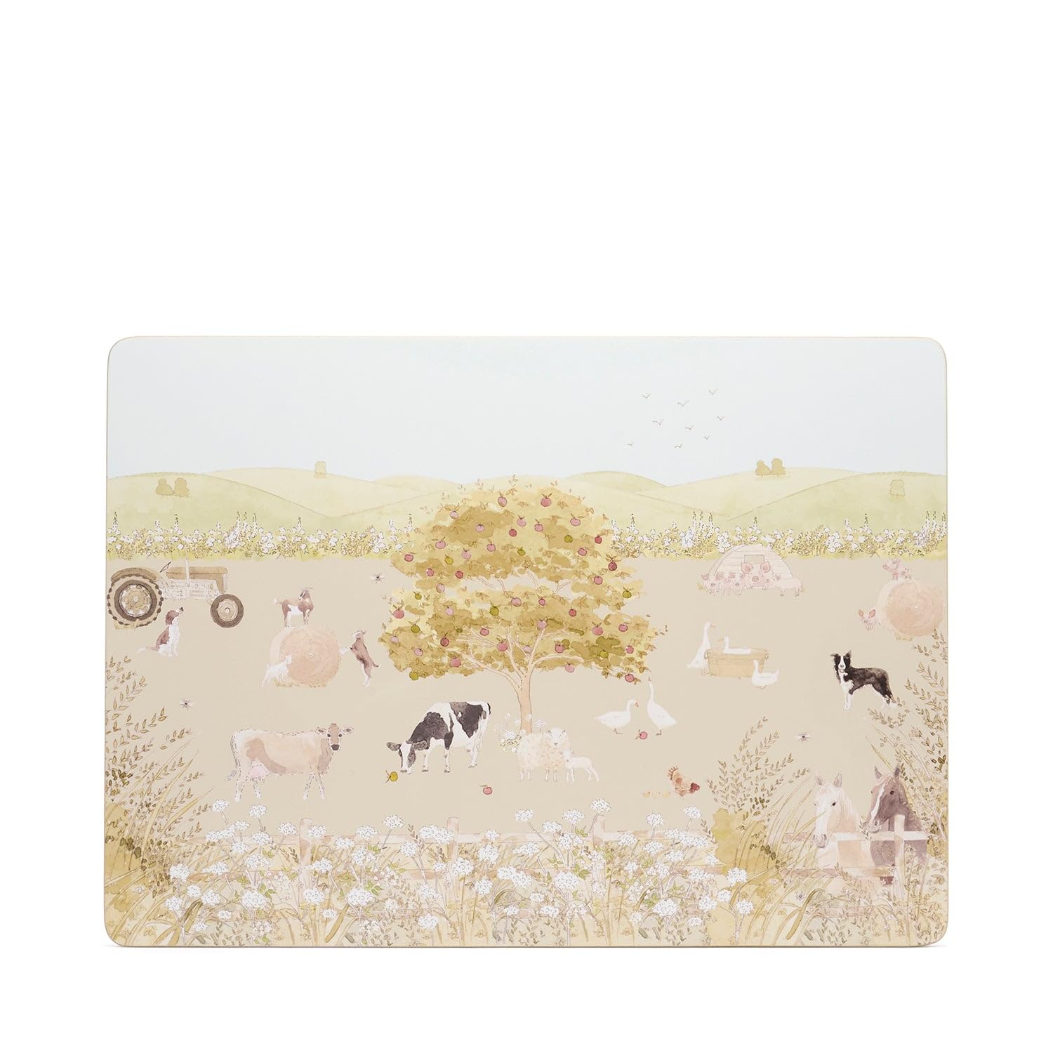 Sophie Allport Multicolour Farm Friends Extra Large Placemats (Set Of 2)