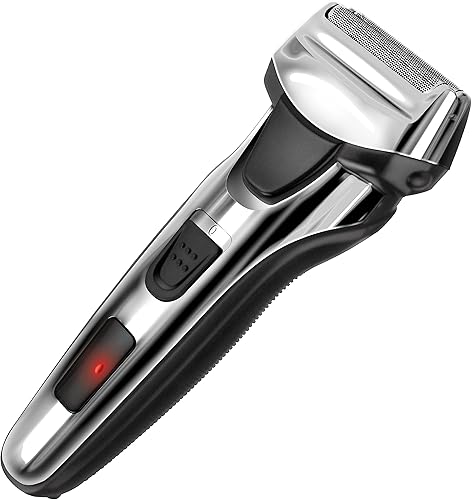 Miniatura 1 de Groom Essentials - Afeitadoras eléctricas recargables de doble lámina para hombres  Recortadora de cuello y barba para hombres  Maquinilla de