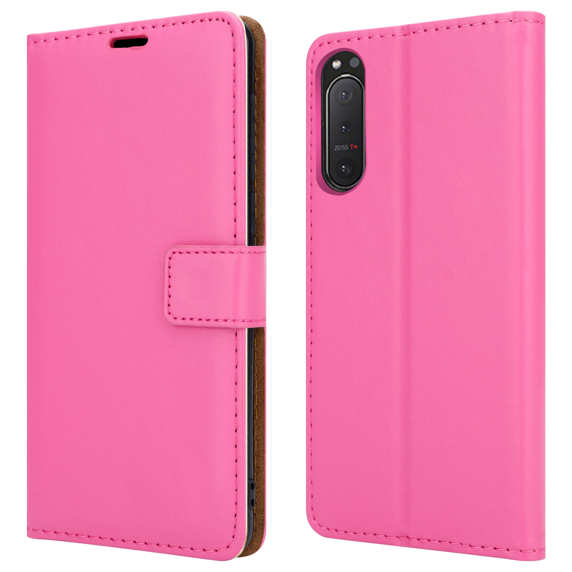 Custodia Portafoglio Magnetica Per Sony Xperia 5 II 5G - Pelle