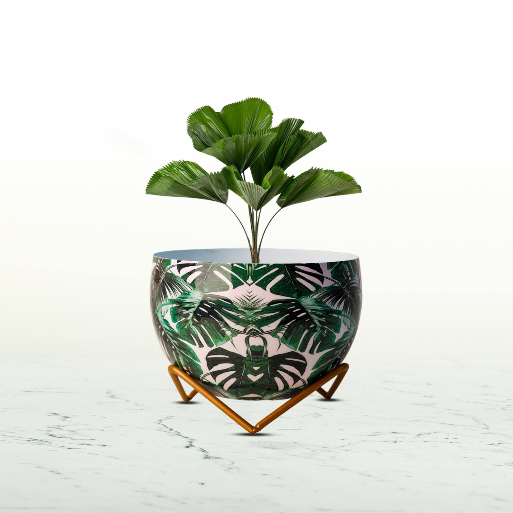 Metal Flower Vase Planter - Elegant Home Décor -6