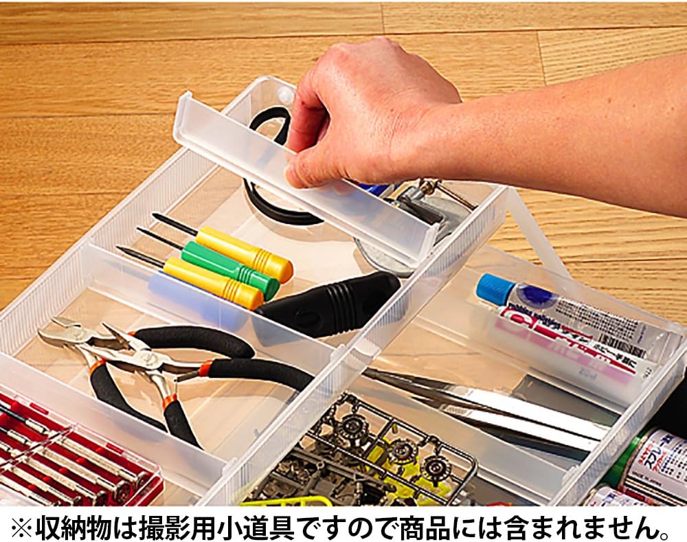JEJ Astage Shelf Power 350-G2 Tool Box, Small Items, Width 13.5 x Depth 8.0 x Height 6.1 inches (34.2 x 20.3 x 15.5 cm)