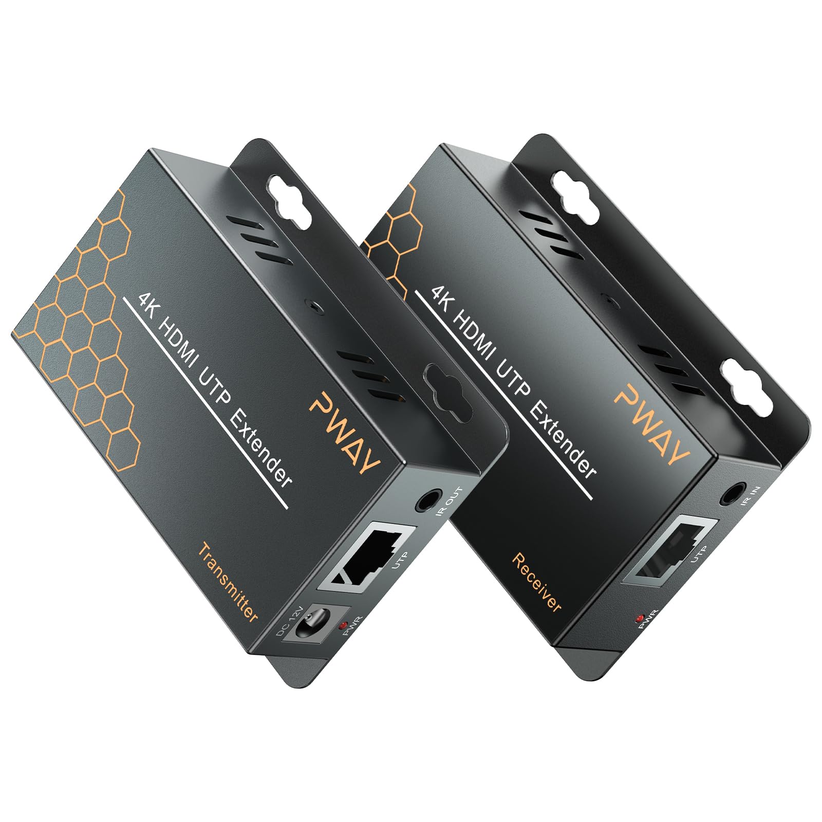 Extendeur HDMI 40m 4K@30Hz avec Loop Out et IR, Extension HDMI via Câble Cat6, Plug & Play, Compatible PC TV Moniteur Vidéoprojecteur PS4 PS5 Xbox (4K@30HZ)