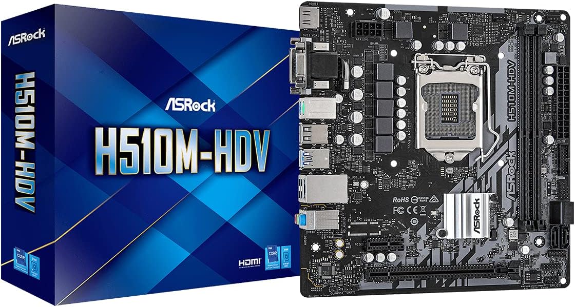 ASRock  MB Intel 1200 H510M-HDV