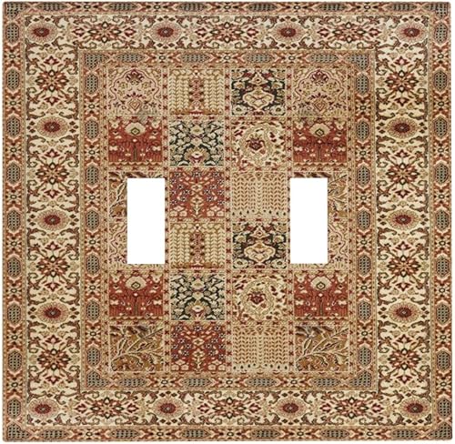 Miniatura 82 de Farmhouse Coffee Primitive Coffee Bean Kitchen 3 Gang Triple Interruptor de Luz de Palanca Cubierta de Placa de Pared Placa Frontal Eléctrica