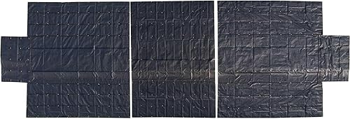 US Cargo Control Lona de madera ligera de 3 piezas, material impermeable de poliéster recubierto de PVC de 14 onzas, protección duradera para tu