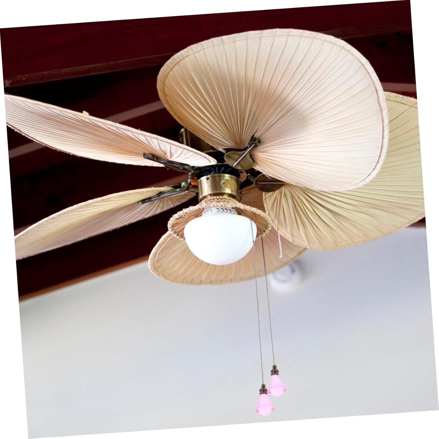 ARTIBETTER 10pcs Beaded Ceiling Fan Pull Chain Decorative Light Fixture Extension for Easy Brightness Charming Pendant Design for Home Decor