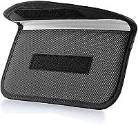 Vista 1 de ONEVER - Bolsa de bloqueo de señal, bolsa de protección con GPS RFID Faraday, funda de protección para teléfono celular y llavero de automóvil