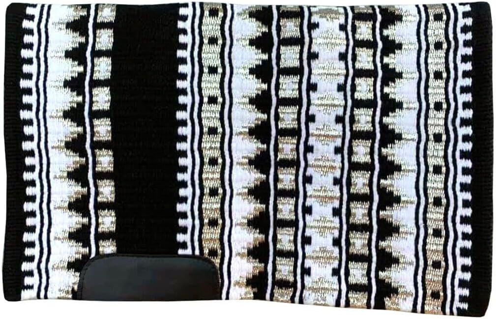 Handmade Western Show Saddle Blanket | Genuine New Zealand Wool Pad | Custom Equestrian Gear AM-596