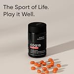 Sports Research® CoQ10 (100mg) Amélioré avec Huile de Coco & Bioperine (Poivre Noir) pour une Meilleure Absorption | Certifié Végétalien, Vérifié Sans OGM (120 Gélules Végétales)