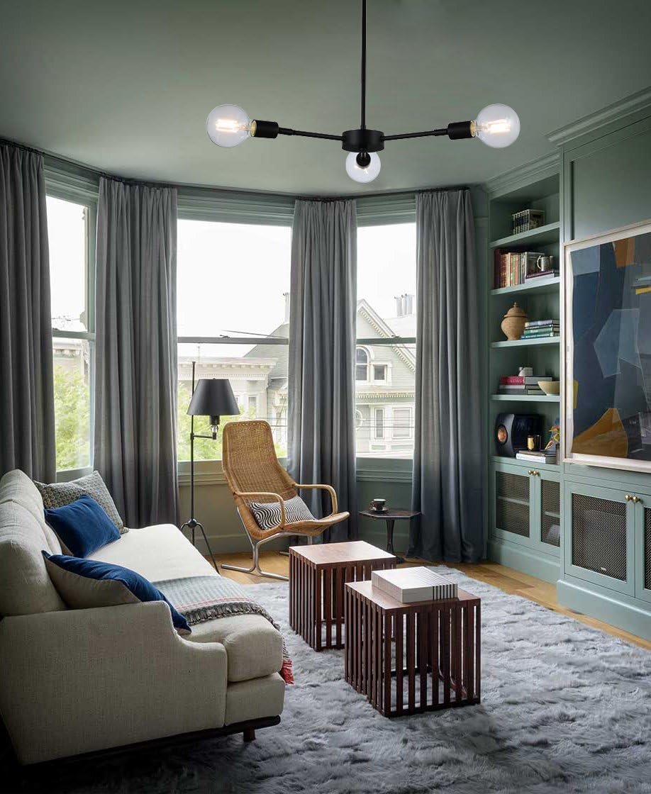 Amazon Crazy 🔥 Deals XiNBEi Lighting Chandeliers, 3 Light Black Pendant Light Ceiling Chandelier Light with LED Bulbs for Kitchen & Dining Room XB-C1211-3-MBK Free Shipping 🛒 XiNBEi Lighting Chandeliers, 3 Light Black Pendant Light Ceiling Chandelier Light with LED Bulbs for Kitchen & Dining Room XB-C1211-3-MBK