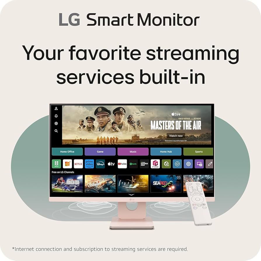 Amazon.com: LG 27 MyView Smart Monitor, FHD IPS, WebOS 23
