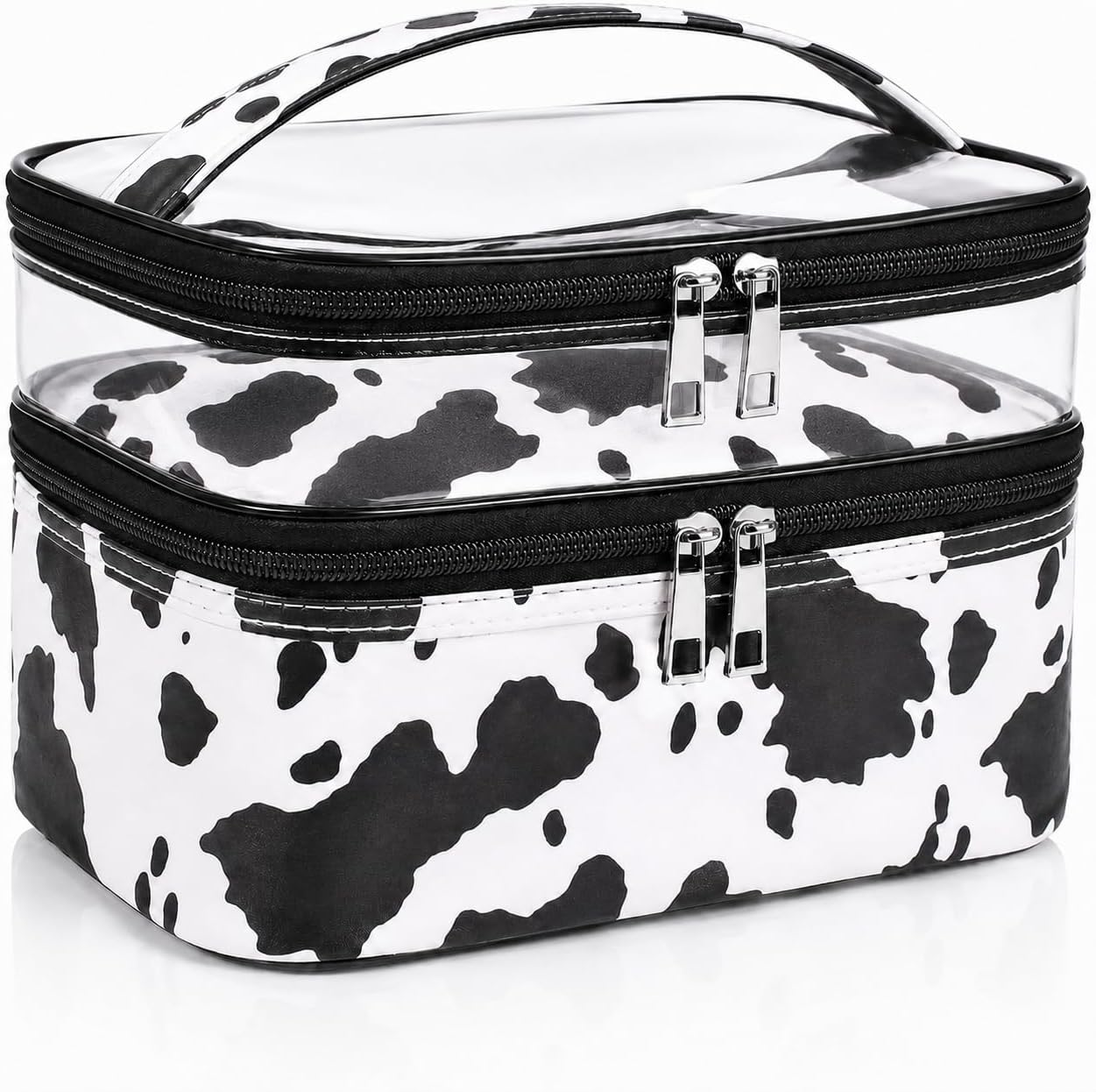 imerelez Double-layer Cosmetic Bag for Women on Amazon