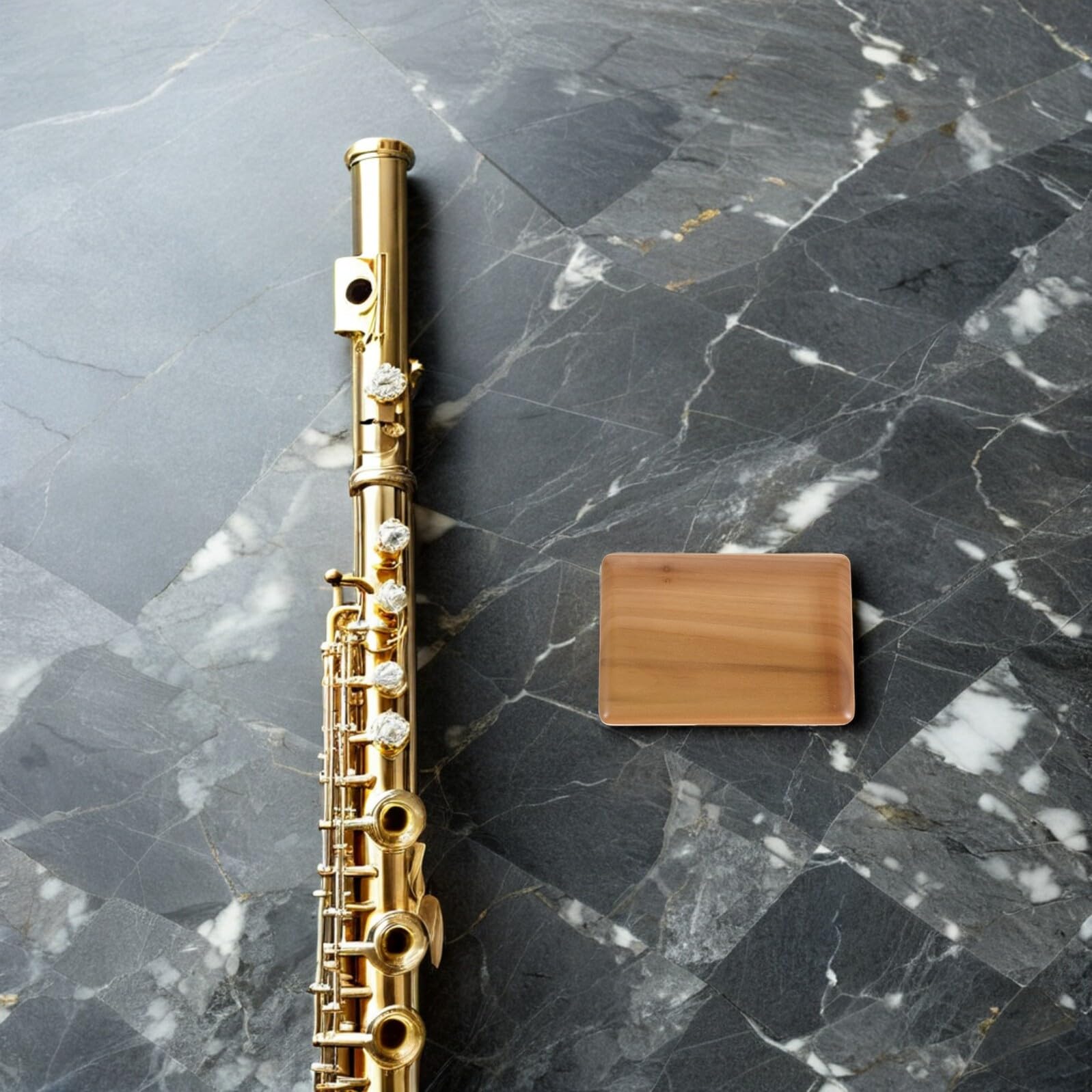 Estuche para Cañas de Bassoon de Madera de Nogal Negro Caja Protectora con Ranuras para Almacenamiento Seguro y Transporte Compacto para Músicos Viajeros