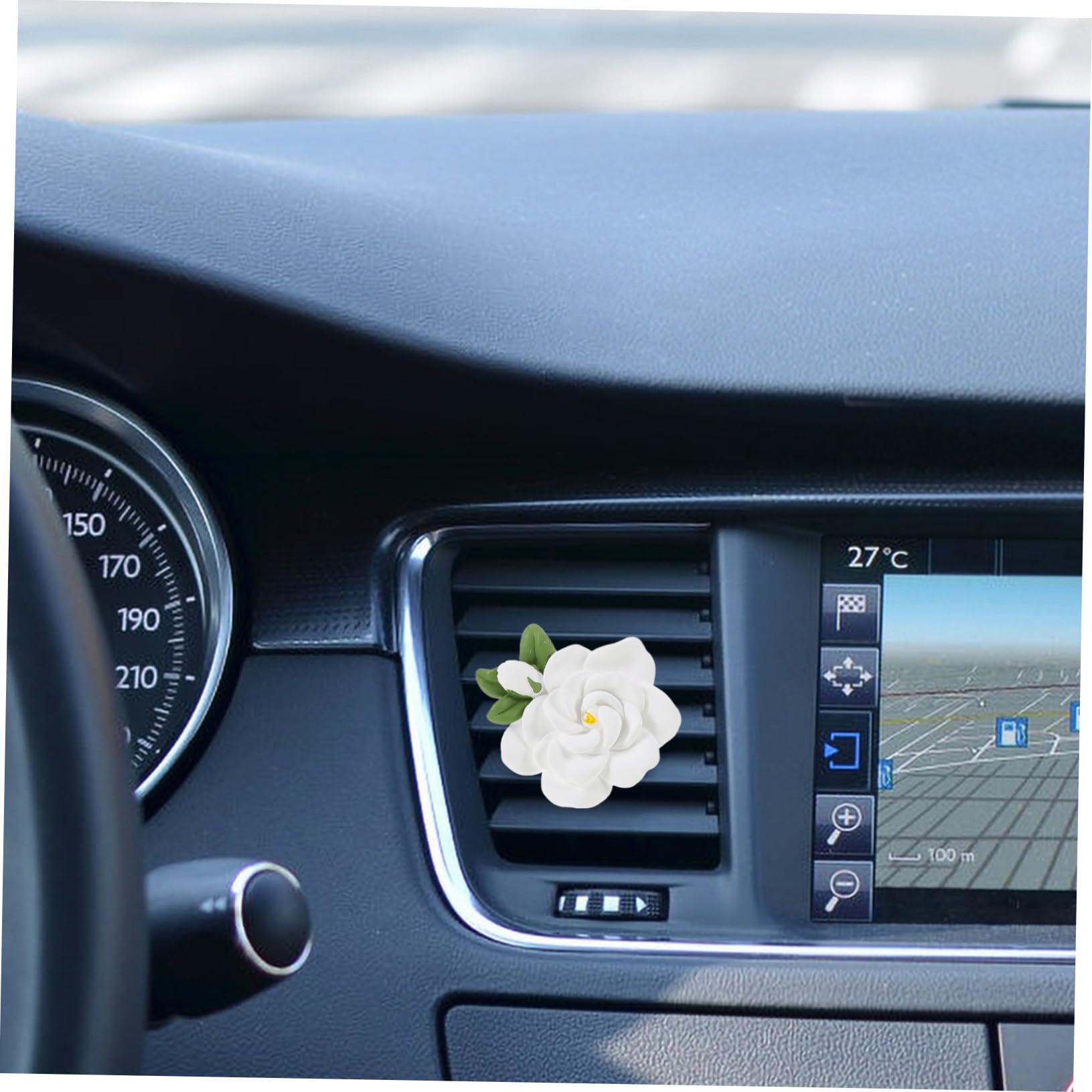 GLEAVI 5pezzi Clip Per Bocchette Aria Forma Di Fiore Decorazione Per Auto Con Profumo Di Installazione Semplice Atmosfera Rinfrescante Per Viaggi Confortevoli