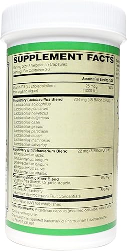Miniatura 2 de Fórmula urinaria 50 mil millones de probióticos multicepa con pre-biótico y Cran-Max (60 Vcaps)