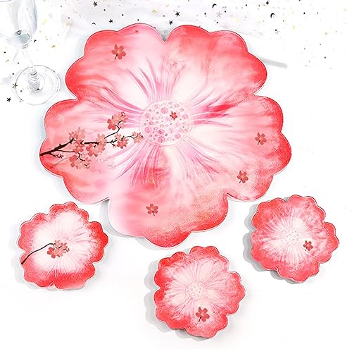 Miniatura 2 de Vilihkc 6 moldes de resina para posavasos de silicona, moldes de epoxi de ágata para hacer rebanadas de ágata sintética, posavasos, decoración del